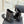 CC Classic Pearl Chain Colorblock Block Heel Ankle Boots Black Glossy Lambskin 473316