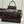 Pra Lux Soft Waxed Leather 1BA439 Extra Large 42cm Handbag Burgundy 267459