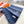 HM 25 Double- Sided Small H Puzzle Scarf 180cm Cashmere Marble Blue Navy Blue 825643