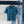 Miumiu Short-Sleeve Stripped T Shirt Green and Dark Blue Cotton