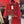 CC 25Ss Suit Jacket and Skirt Red Cotton