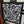 CC Square 90cm Black Silk Scarf 828801