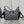 CD D-Dream Two Side Pockets 24cm Blue Canvas and Cowhide