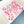 LV x TM MONOGRAM CHERRY BLOSSOM DOUBLE-SIDED PINK SILK SCARF 839486