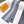 LV Scarf 180cm Gray Knitted Cashmere 838208