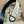 CD Belt 35mm White Black Leather Buckle 593666