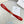 CD Saddle Belt 20mm Red Calfskin Metal Buckle
