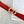 CD Saddle Belt 20mm Red Calfskin Metal Buckle