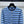 CC 25 Round Neck Striped Knitted Wool Blue Cardigan