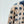 CE Contrast Color Monochrome Plaid Striped Crewneck Long Sleeve Knit Top Khaki Wool