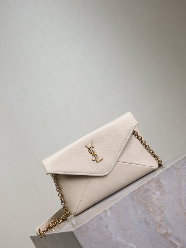 Cassandre Mini Bag 19cm Cream Lambskin GHW