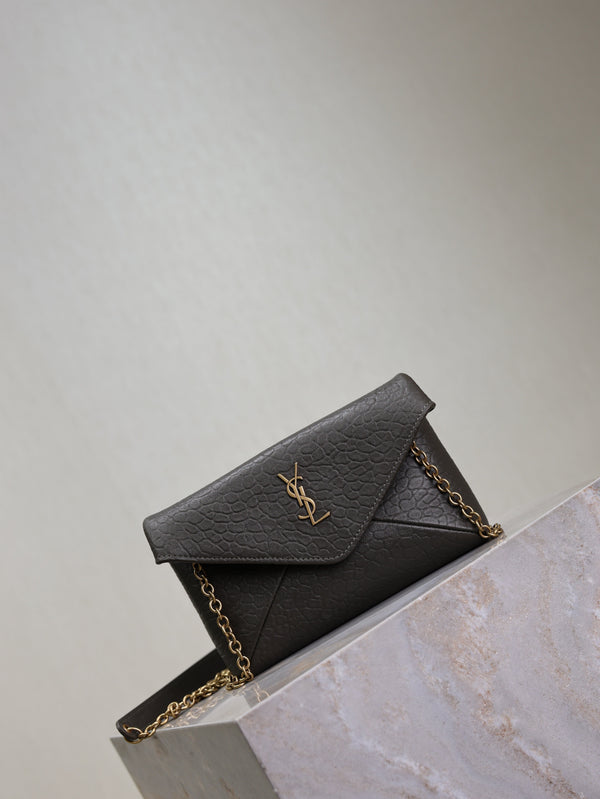 Cassandre Mini Bag 19cm Chocolate Lambskin GHW