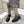 CD Hight Stocking Riding Boots Taupe Black Cowhide 565793
