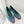 Chanel 25 Ballet Flat Green Mix Gray Suede 566822