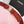 CC Stamp Buckle Women Belt 30mm Elastic Red Cowhide 196838