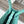 LOE Standard A5 Tote bag in Glossy Turquoise Calfskin 274269