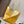 LOE 31 Medium Puzzle Fold Tote In Sunflower Butter Glossy Cowhide 274313