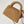 CC Kelly Bag 19cm Dark Beige Gold Hardware in Raffia