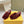 Fendi Fur Slip-On Burgundy Rabbit Fur 568915