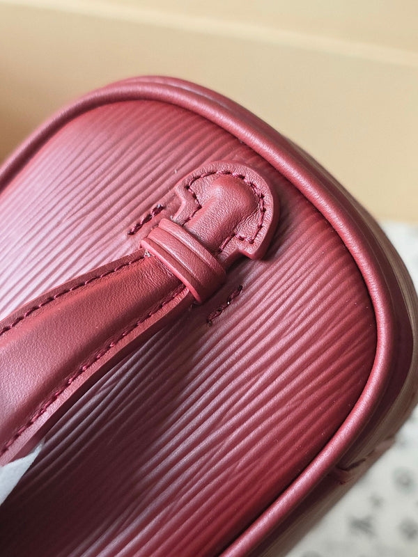 LV Nice Nano Cosmetic 10.2 Bag Burgundy Epi Leather 275219