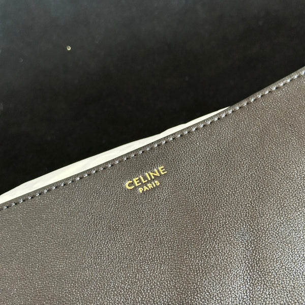 Celine Half Moon Black Bag In Lambskin 276271