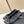 Chanel 26 Tiger Print Gray Black Ballet Flat in Sheepskin Wool 591375