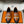 HM Royal Loafers Black Orange in Calfskin 594332
