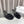 Loewe 25SS Fur-lined Mule 100 Black in Fox Fur 597440