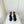 Chanel 26 Camellia High Heels 35 White Black in Patent Leather 597415