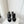 Chanel 26 Turnlock 85 Black Sandal Mule in Lambskin 597392