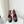 Chanel 26 High Heels Burgundy Black 90 in Lambskin 597386