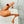 Chanel 26 Sandal 90 Orange in Patent Leather 597369