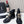 Chanel CC Combat Short Boots With Pearl Black in Calfskin 597894