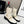 Chanel Chain Sock Ankle Boots White Wool Flyknit 597918