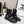 Chanel Chain Sock Ankle Boots Black Wool Flyknit 597917