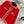 Chanel 25 Knitted Cardigan with Contrasting Trim Red in Wool 801436