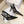 CD Ribbon Lace Open-toe Black Sandals 95 in Sheepskin 598116