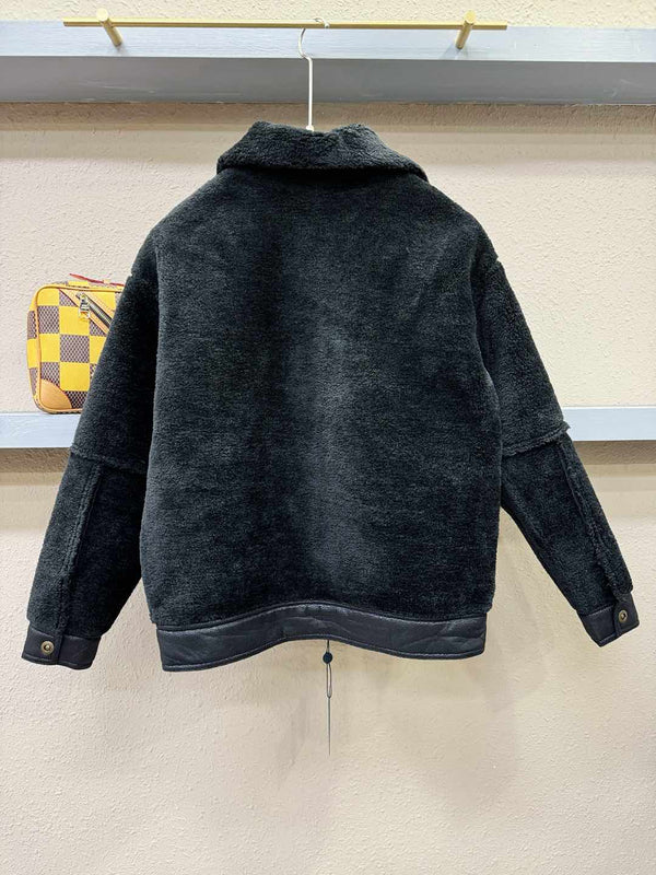 Louis Vuitton Shearling/Fur Coat 494015
