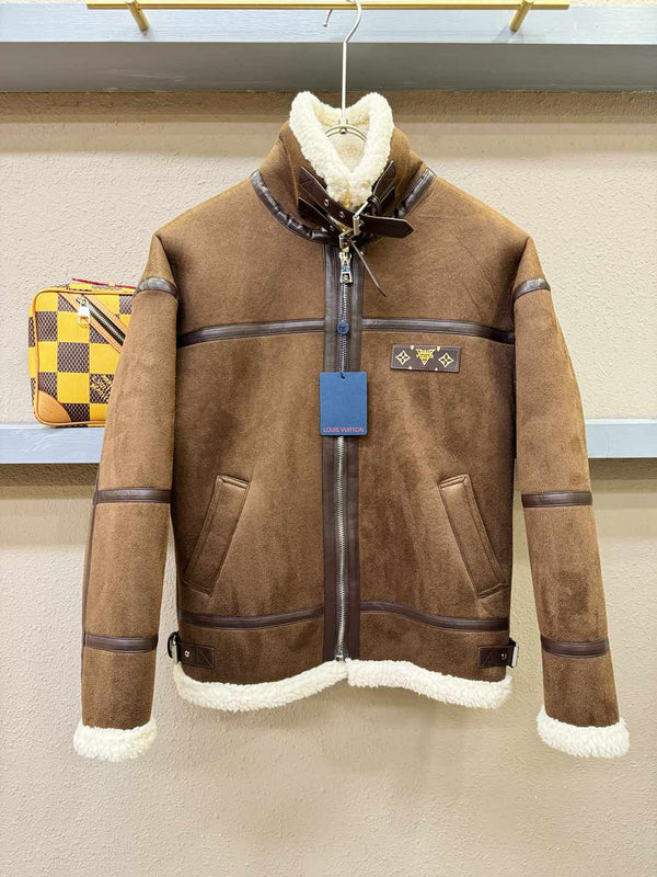 Louis Vuitton Shearling/Fur Coat 494012