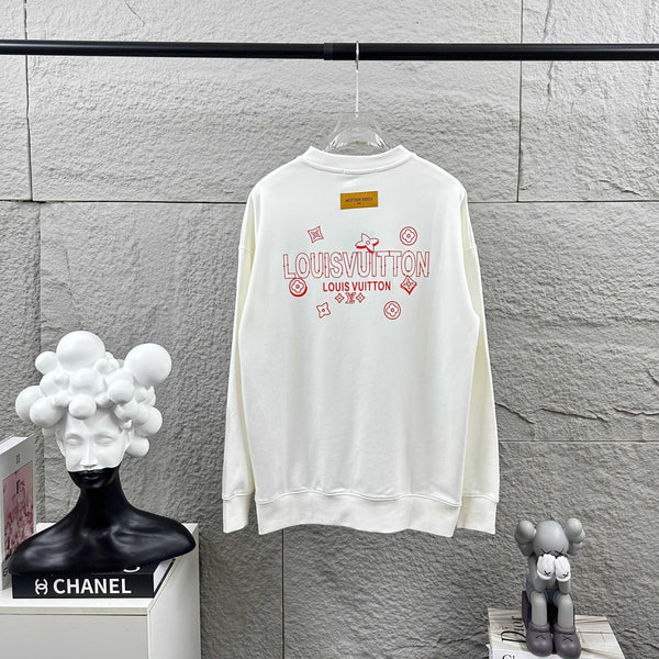 LV Long-Sleeve Crew Neck Sweatshirt 492279