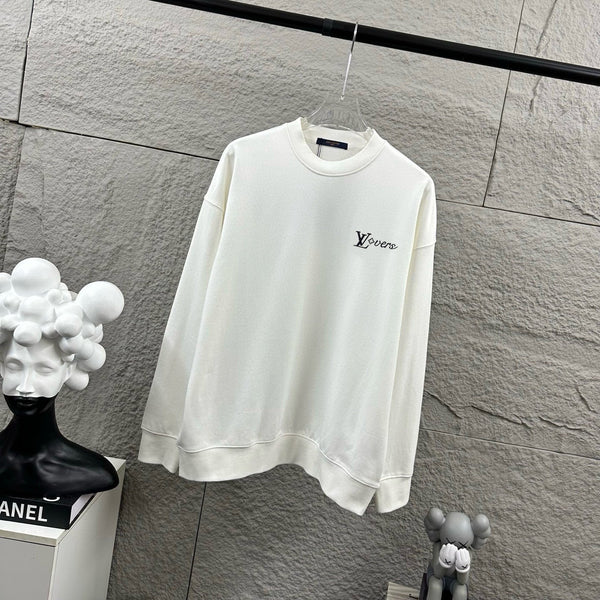 LV Long-Sleeve Crew Neck Sweatshirt 492275