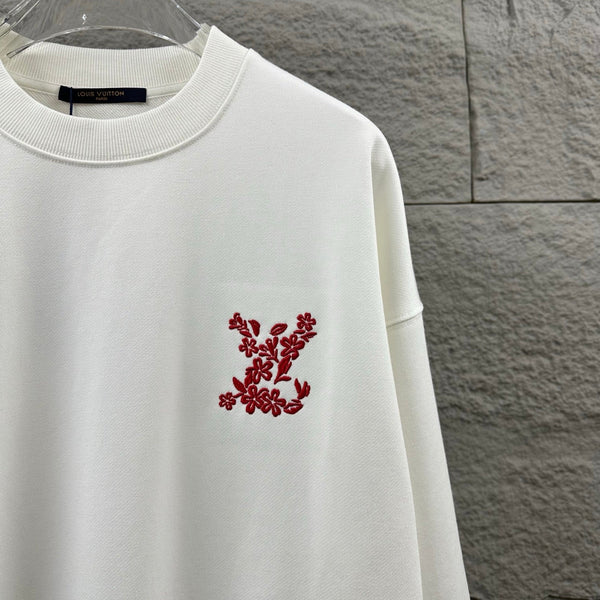 LV Long-Sleeve Crew Neck Sweatshirt 492271