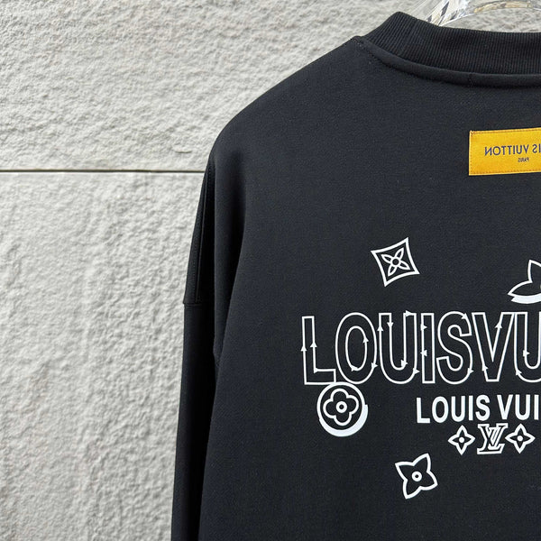 LV Long-Sleeve Crew Neck Sweatshirt 492267