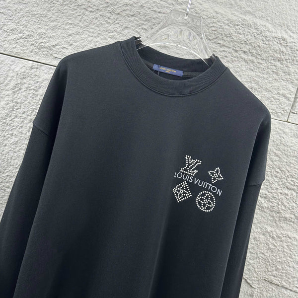 LV Long-Sleeve Crew Neck Sweatshirt 492255