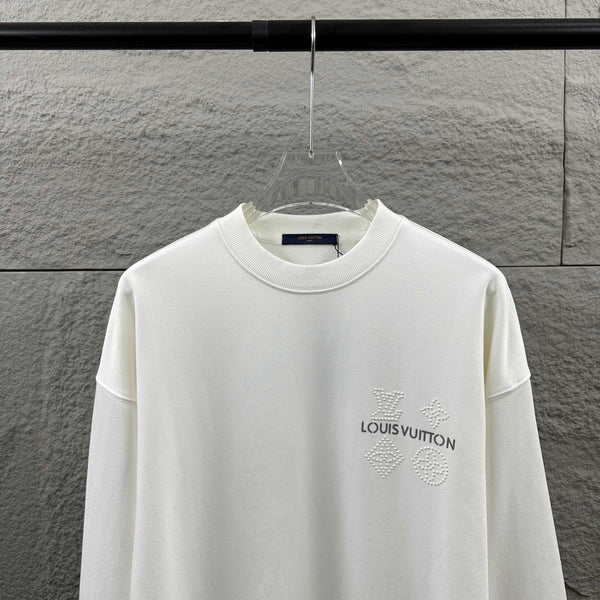 LV Long-Sleeve Crew Neck Sweatshirt 492253