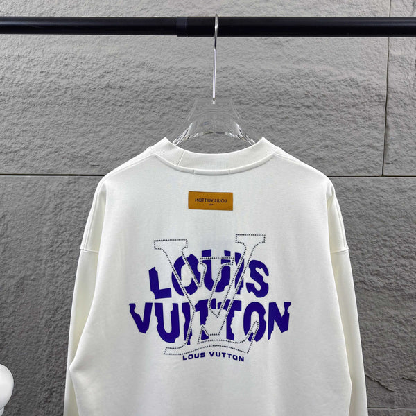 LV Long-Sleeve Crew Neck Sweatshirt 492251