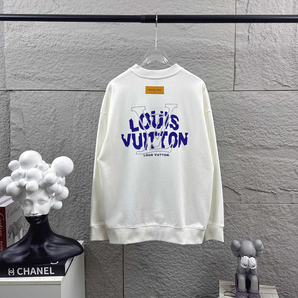 LV Long-Sleeve Crew Neck Sweatshirt 492251