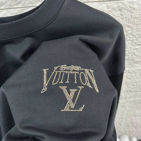 LV Long-Sleeve Crew Neck Sweatshirt 492233