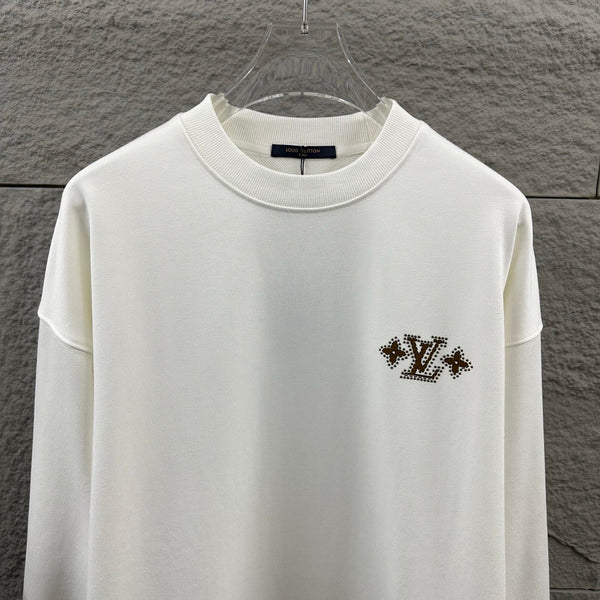 LV Long-Sleeve Crew Neck Sweatshirt 492231