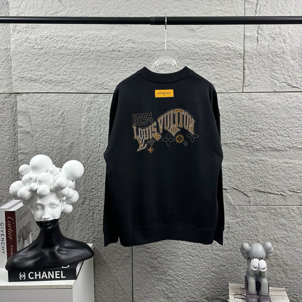 LV Long-Sleeve Crew Neck Sweatshirt 492229